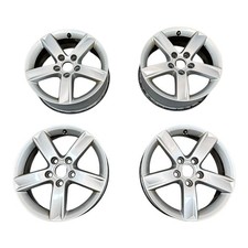 Alufelgen Satz original Felge Audi A3 8P 6x16 ET50 5x112 silber 8P0071496G