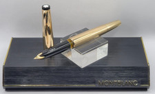 Montblanc Meisterst&uuml;ck 84 F&uuml;llfederhalter Goldplated 18 Karat Gold flex Feder