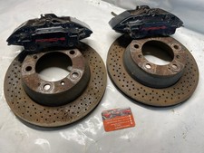 Porsche 911 3.4 996 Carrera 4 2001 Complete Rear Brembo Brake Calipers + Discs