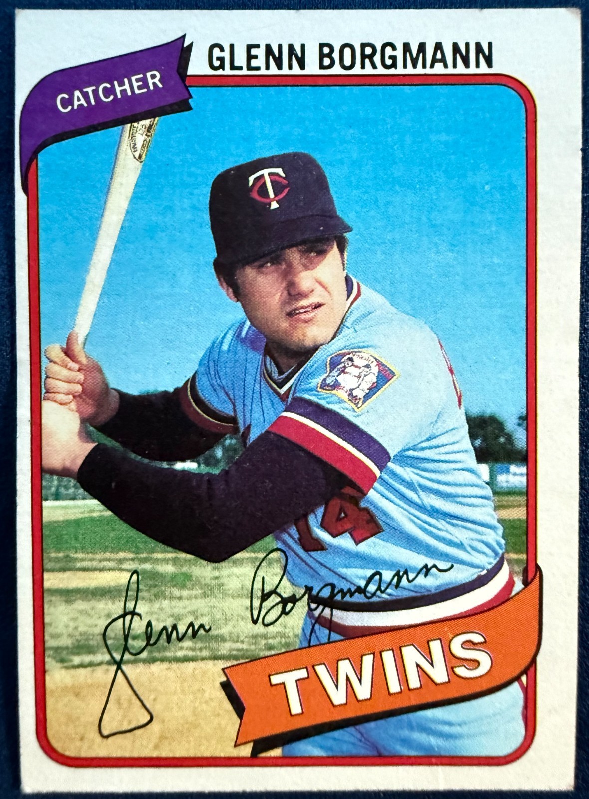 1980 TOPPS #634 GLENN BORGMANN (MINNESOTA TWINS) BASEBALL CARD