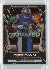 2020 Panini Obsidian Galaxy Gear Electric Etch Yellow 4/25 Kenny Golladay 6o3