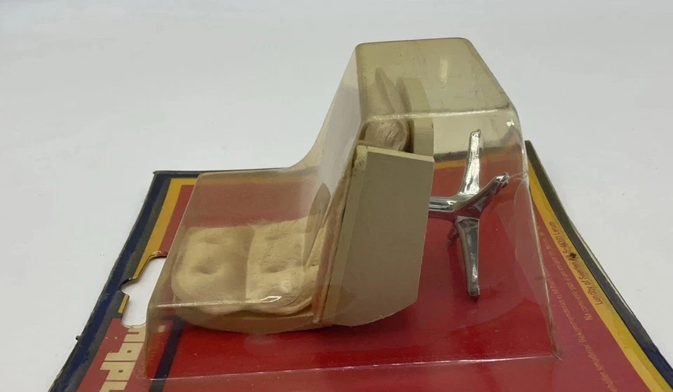 Silla giratoria amarilla vintage para casa de muñecas Lundby (VEC/05) Foto 4 de 4