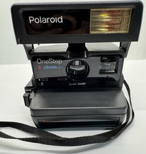 Vintage Polaroid One Step Close Up 600 Film Instant Camera with Strap