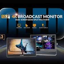 LILLIPUT A13 13.3inch Camera Video Monitor 4K OLED Broadcast Monitor 3G-SDI HDMI