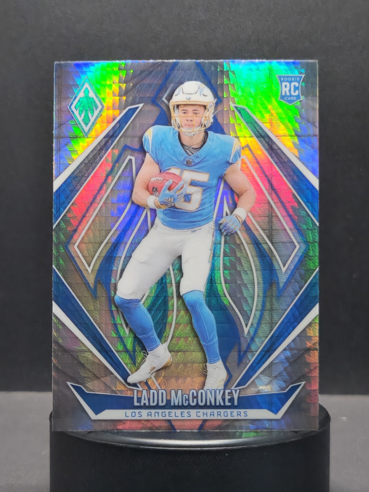 2024 Panini Phoenix Ladd McConkey Rookie Hyper Prizm #216 LA Chargers RC NFL