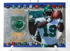 1997 KeyShawn Johnson NY Jets Collector's Edge 22K Authentic Game Used Helmet