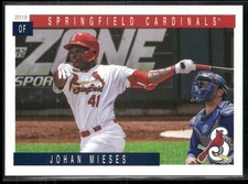 Johan Mieses 2019 Springfield Cardinals Team Set Card