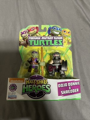 Teenage Mutant Ninja Turtles Half-Shell Heroes Dojo Donnie & Shredder NIP VHTF