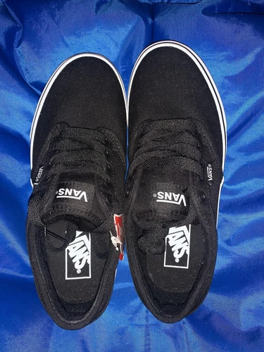 Scarpe uomo Vans Atwood tela bianco e nero taglia 7 nuove