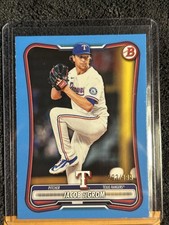 Topps 2025 Bowman Jacob deGrom Texas Rangers Sky Blue /499 #28
