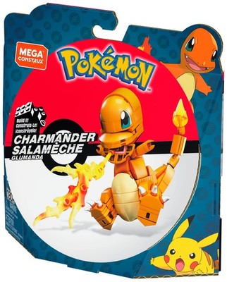 Pokemon Mega Construx Charmander Figur 180 Teile 10cm Gross Kinder Spielzeug Set