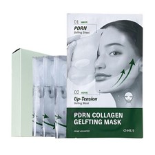 OHUI Prime Advancer PDRN Collagen Gelfting Mask - 1Pack 36g x 4 sheets Lifting