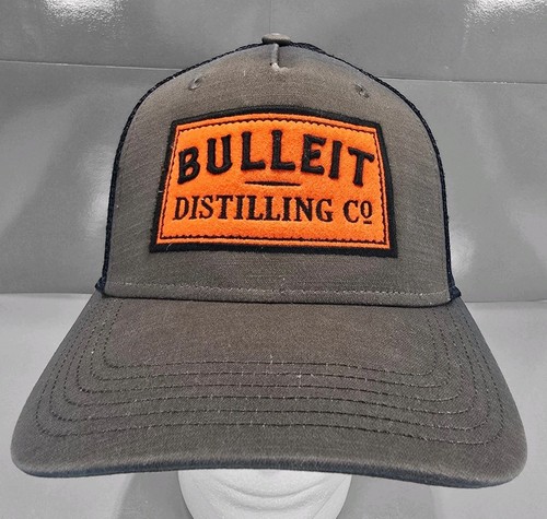 Bulleit Distilling Co Mütze Kappe Patch Trucker Snapback verstellbar grau - Bild 13 von 13