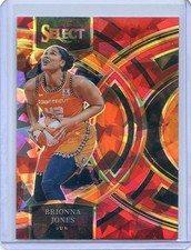 2024 Panini Select WNBA BRIONNA JONES #192 PREMIER RED ICE PRIZM SUN