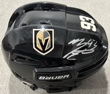 MITCH MARNER SIGNED FULL-SIZE FS HOCKEY HELMET W/ JSA COA VEGAS GOLDEN KNIGHTS