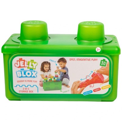 Jelly Blox Squishy Baustein 2 in 1 Aufbewahrungsbox Sicherheit getestet & Autsch frei **