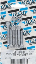 Drag Specialties Cam Cover Bolt Kit Knurled Chrome #173547 Harley Davidson