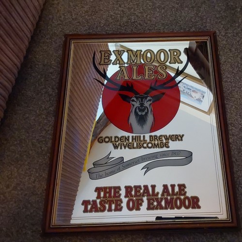 Rare Vintage Exmoor Ales Mirror