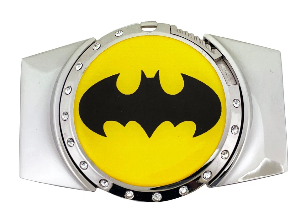 Hebillas de cinturón Batman (con encendedor) vaquero occidental oculto metal rodeo vintage Foto 4 de 4