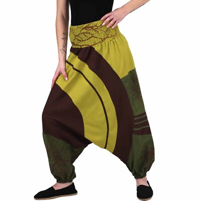Goa Patchwork Haremshose ''The Tree'' Strandhose, Wellnesshose