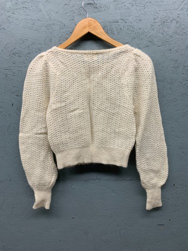 Wilfred Aritzia Giselle Sweater Women’s Small Cream Mohair Alpaca Katarina Knit - Picture 10 of 10
