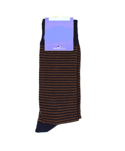 Calcetines de vestir a rayas coloridos a rayas de mezcla de algodón Bari de lujo - $18 al por menor - nuevos - Imagen 4 de 5