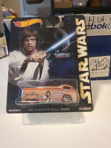Hot Wheels Star Wars Skywalker Volkswagen Drag Truck Real Riders Metal/Metal HTF - Picture 2 of 5