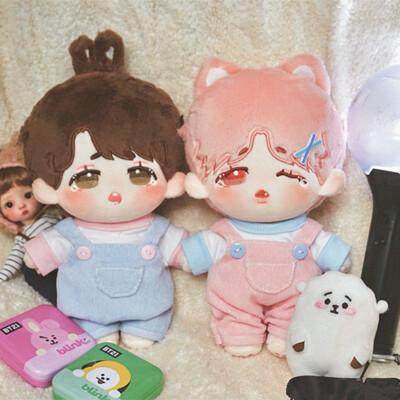 In Stock Kpop Star EXO Park Ji Min Jimin Jeon Jung Kook Plush 20cm Doll Stuffed