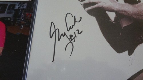 CINCINNATI BENGALS EHEMALIGER GROSSER GREG COOK HANDSIGNIERTES S/W 8,5 X 11 FOTOGRAFIE - Bild 3 von 6