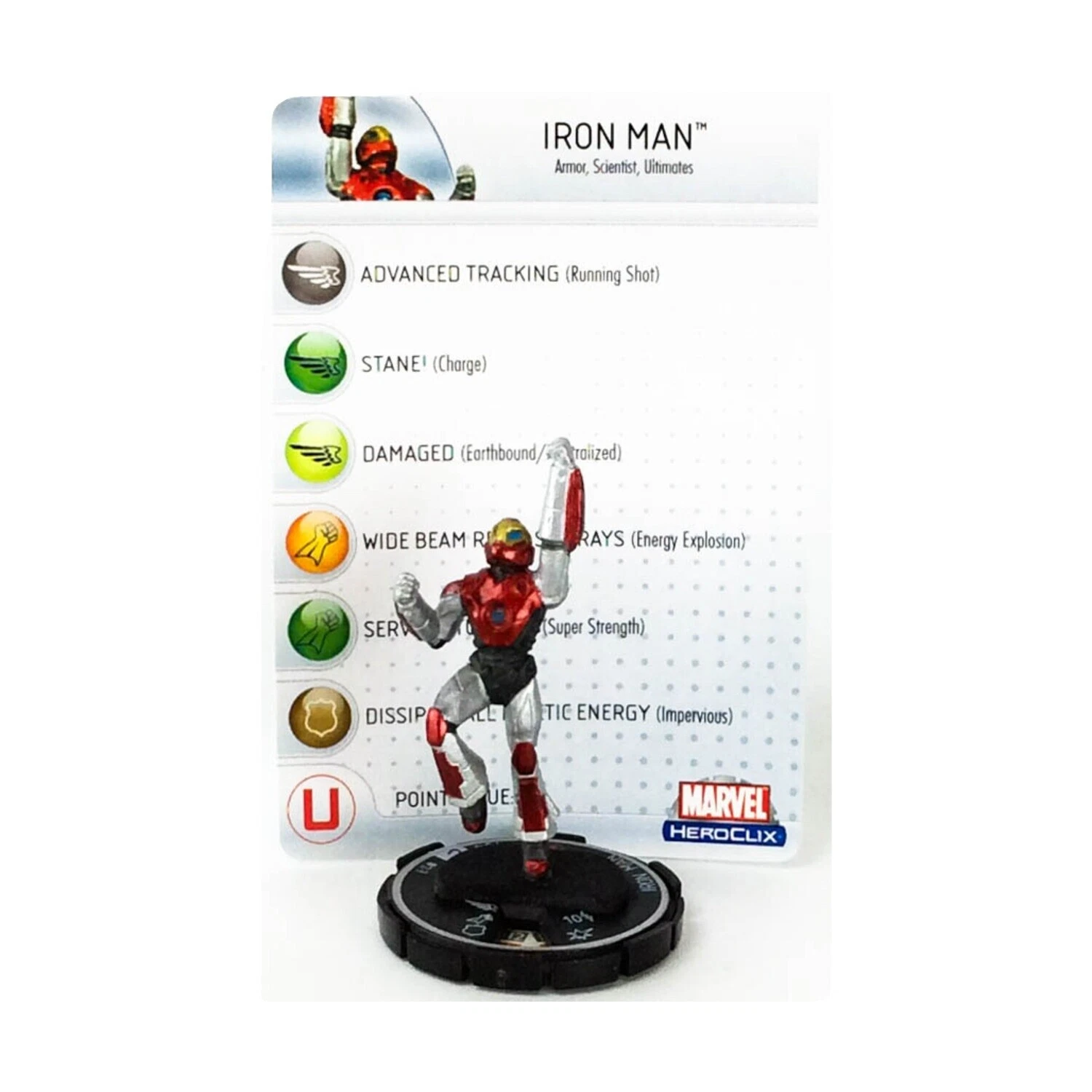 Iron Man 12-16 años Juegos de Guerra: Heroclix