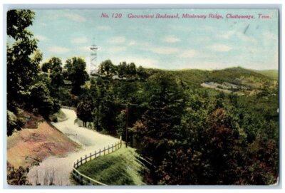 c1910 Government Boulevard Missionary Ridge Chattanooga Tennessee Old Photo