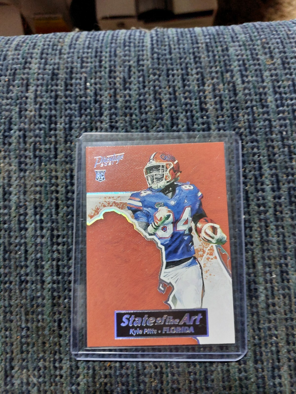 Kyle Pitts Prestige Football 2021 State Of The Art Case Hit Ssp Rc Atlanta...