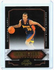 2009-10 Stephen Curry Playoff ROY Contenders GOLD #10 Rookie Of The Year RC /100