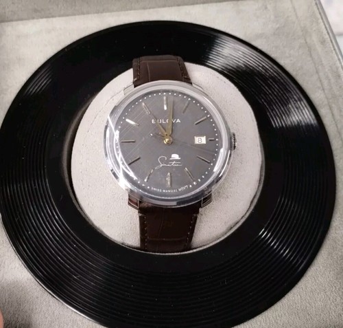 Bulova 96B345 Frank Sinatra "Best Is Yet To Come" Automatic Watch Box & Tags - Picture 2 of 23