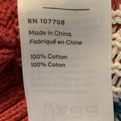 Tea Girls Shawl Collar Rosey Mauve Blue Pattern Tunic Sweater Size 8-10 - Picture 9 of 12