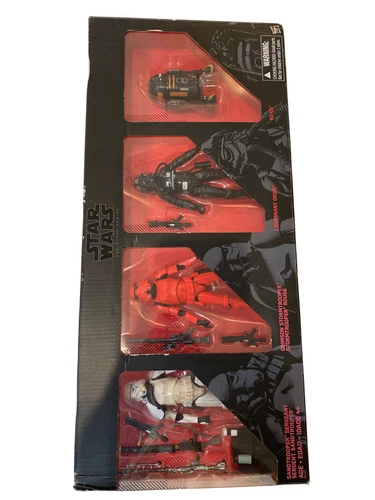 Star Wars Black Series Sandtrooper Sgt Crimson Stormtrooper Lt Oxixo R2-Q5