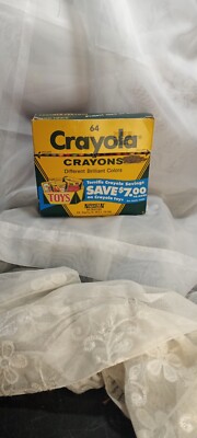 1985 VTG 64 Count Crayola Crayons Toys Crayola Savings