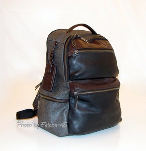 tumi mens leather backpack