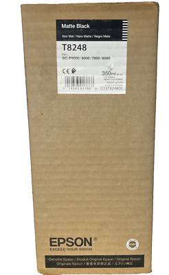 GENUINE EPSON INK CARTRIDGE MATTE BLACK 350M T8248 P9000 P8000 P7000 P6000