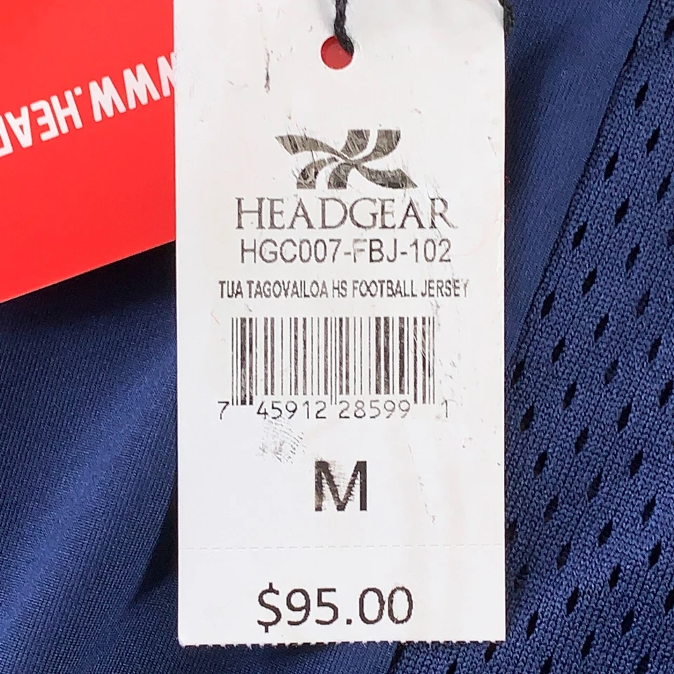 Headgear Classics Tua Tagovailoa #13 High School Jersey Crusaders Talla Mediana Foto 3 de 4