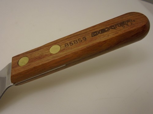 Dexter USA Wood Handle 5X4 Bevel Edge Stiff Blade 85859 Spatula Turn Factory 2nd - Picture 3 of 10