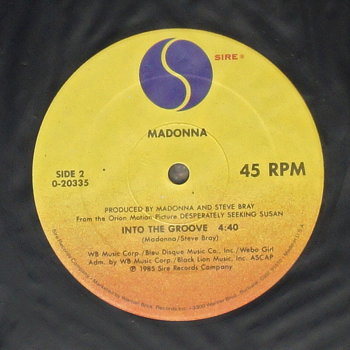 Madonna - Into The Groove (single) - original 12