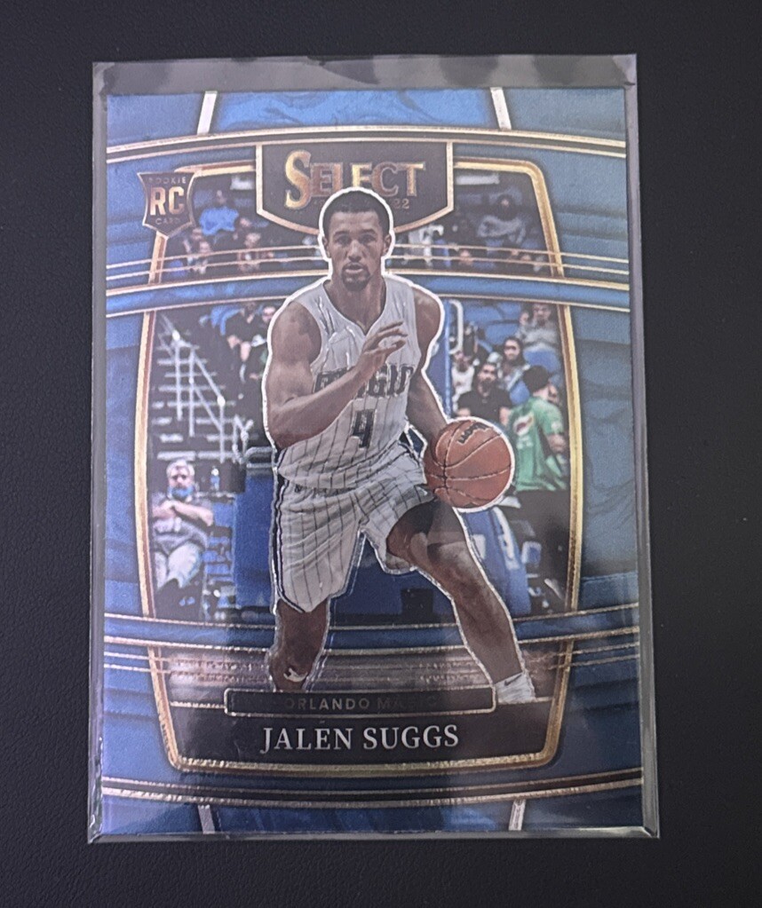 Jalen Suggs Rookie RC 2021-22 Panini Select Retail Blue Concourse Base #27 Magic