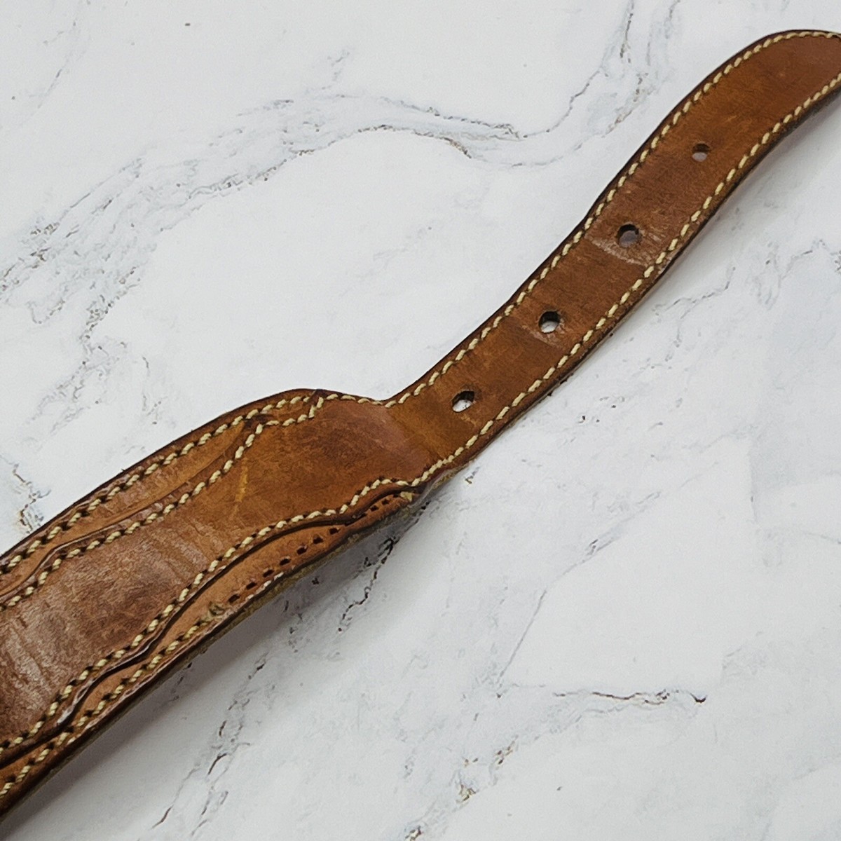 Tuareg for Benetton Italy Brown Leather Belt Womens L | eBay