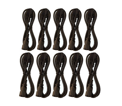 Lot of (10) 6' foot IEC 320 NEMA C13 C14 10A 18AWG PDU to CPU AC Power Cords