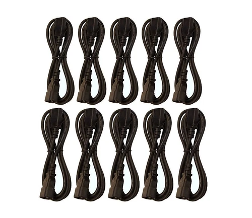 Lot of (10) 6' foot IEC 320 NEMA C13 C14 10A 18AWG PDU to CPU AC Power Cords