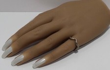925 Sterling Silver Wavy Ring Size 6