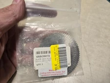 2-3/4 x 0.091", 1" Arbor, 72-Tooth High Speed Steel Blade Saw  OSSC09172