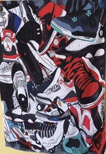 Sneaker Flag 4ft X 3ft