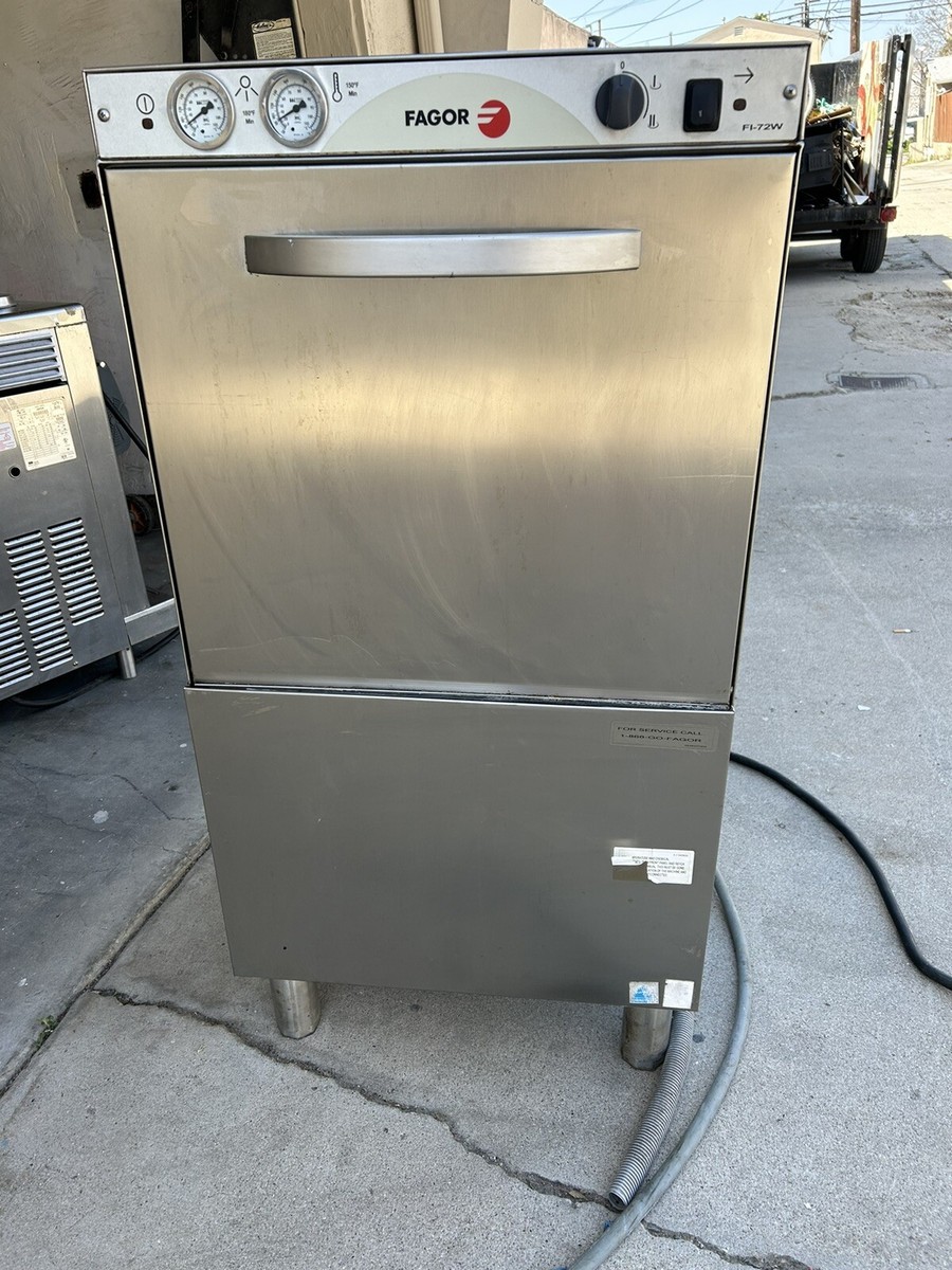 Fagor Industrial Dishwasher FI-72W Stainless Steel Used